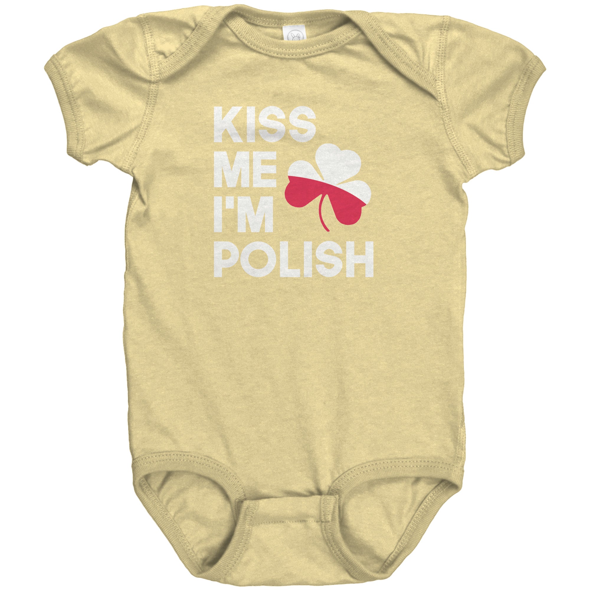Kiss me I'm polish baby bodysuit-multiple colors – My Polish Heritage