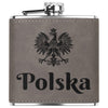Polska Eagle engraved 6oz Flask