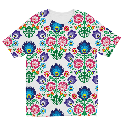 Feminine Floral ﻿Sublimation Kids T-Shirt