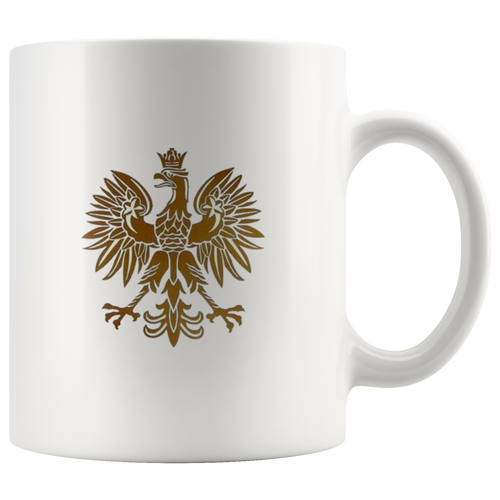 Gold Polish Eagle Coffee Mug