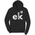 Last name hoodie with eagle -ek
