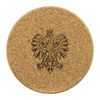 Polish Eagle Round Cork Coaster Set